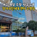 망마경기장 | 여수 주말 자유수영 오리발 가능한 망마국민체육센터 수영장 후기