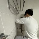 공도우방아파트경로당 | 안성타일수리 공도우방아이유쉘 거실화장실 벽 타일 들뜸 해결