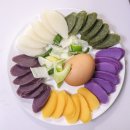 경동시장 떡집 순수떡방 오색떡국떡으로 육수없이 떡국만들기
