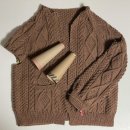 [FO] 플랫베리 숄칼라 가디건