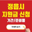 정읍 민생회복지원금[정읍시 민생지원금 30만원 지원금 시민 대상] 이미지