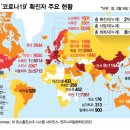 확진자 수 21만명..전세계 코로나19 확진자 현황 이미지