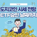 도지코인 시세 전망, ETF 승인 날짜까지 총정리!