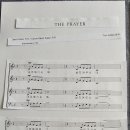 THE PRAYER Arr.tom fettke악보 이미지