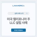 미국 캘리포니아주 LLC 설립 사례입니다