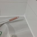 셀프 변기 백시멘트, 욕조 백색실리콘 이미지