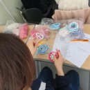 양말목 꽃방석 만들기 이미지