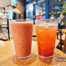 이디야 커피 메뉴 가격 토마토바질에이드 생과일 토마토주스 후기