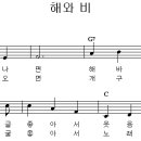 해와 비 / 해가 나면 해바라기 [동요무료듣기 + 동요악보] 이미지