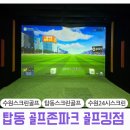 당근 골프존파크 스크린 이미지