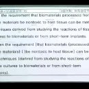 15 Even the requirement that biomaterials processed from these materials be nontoxic to host tissue can be met by techniques derived from studying the 이미지