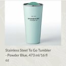 Stainless Steel To Go Tumbler - Powder Blue, 473 ml/16 fl oz 이미지
