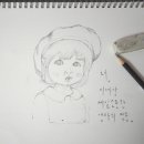 색연필 그리고 연필화 이미지