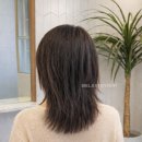 용산-276 | [용산 붙임머리] 18인치 블랙 &amp; 퍼플 포인트, 단발 거지존을 탈출하는 가장 세련된 방법