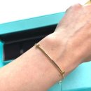 티파니(TIFFANY) | 티파니앤코 Tiffany&amp;Co 스마일 팔찌 S 사이즈 후기 💛 하드웨어 마이크로 팔찌 레이어드 착용