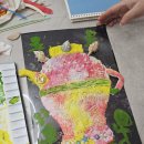 한국전력공사 파주지사 앞(2) | 집에서 꾸준히 해온 미술시간, 파주 초등 방문미술 기록