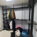 구월동 카르페디엠, 투톤암막커튼, 쉬폰커튼, 드레스룸, 3단서랍, 베란다벽선반, 베란다수납, 반자동빨래건조대설치 이미지