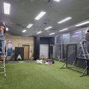 서울농자재 | 야구장 개보수 ㅣ 천장 망 교체, 와이어, 커튼망, 찢어진 망 보수 후기