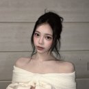 블루스프링주 | 더티스 26 스프링 쇼룸 피팅 후기 | 리본후드 오프숄더 니트 트윙클 후드 세트 실물 핏