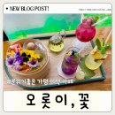 가평카페추천 오롯이꽃 꽃차 디저트 맛집