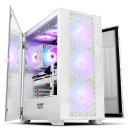 타워PC | 화이트 데스크셋업 : darkFlash DLX21 RGB MESH 강화유리 미들타워 PC 케이스 후기