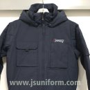 J2354 | 겨울 동계 포켓 후드 탈부착 지벤 작업복 패딩 점퍼 ZB-J2354