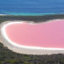 세계 각지의 아름다운 핑크 호수 7