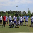 성남 수정경찰서 축구팀과 기념사진 이미지