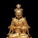 금동미륵보살좌상(요遼, 11세기) - 영국 대영박물관 이미지