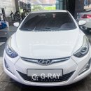 [글래스레이] 오래 유지되는 쾌적함과 눈부심을 디테일링으로! 아반떼 MD 디테일링 외부세차