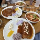 이공비빔국수;왕돈가스