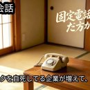 유선 전화도 있는편이안심 (固こ 定てい 電話も あった方が安心！)単語 이미지