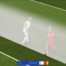 [독일 vs 덴마크] 반자동 오프사이드로 본 오프사이드 순간.gif 이미지