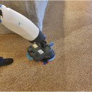 카페 콩자갈바닥청소 물세척+물흡입 동시에되는 청소기로! 이미지