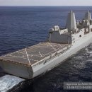 미해군 신형상륙함 USS New Orleans (LPD 18) 시험운항 이미지