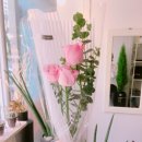 수원꽃집 콩알스플라워 생일축하 핑크장미꽃바구니 배달