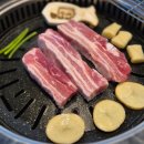 한돈산업 | 대구평리동맛집 뚱단지돼지정육식당 한돈인증점 맛있게 구워주는 삼겹살 한판과 물냉면 식사후기