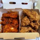 [배달후기] 망우동 치킨배달 'BHC 망우점' 핫후라이드 + 매운양념치킨 반반 후기 / 맛있게 매운치킨 추천!!