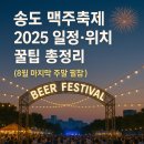 인천지하철1호선 국제업무지구역 | 송도 맥주축제 2025 일정·위치·꿀팁 총정리 (8월 마지막 토요일 필참!)