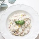 버섯 크림리조또 만들기 베이컨 리조또 만드는 법 찬밥요리 이미지