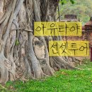 방콕 교외 여행 - 아유타야 선셋투어(내돈내산) 1탄