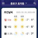 날씨해설(2.23 일요일) 이미지