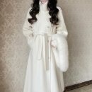 선사엔조이 | 마법같은 우아함! 엔조이공구 공주풍 롱코트로 완성하는 꿈결같은 겨울 스타일