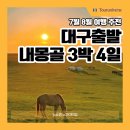 유류세 인상없는 대구출발 내몽골 패키지 여행(날씨 비용 후기)