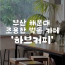 벽돌커피 | 부산 해운대 조용한 벽돌 카페 🧱☕ 하브커피(HAV COFFEE) 완전 솔직 후기