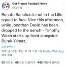 [Get French Football News] 헤나투 산체스 오늘 경기명단서 제외 이미지