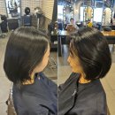 노원역 단발 뿌리펌 후기 : 레이어드컷 요정 꽃송하 디자이너 (준오헤어 노원사거리점)
