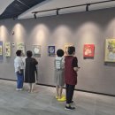 북구 송정생활문화센터 '우리민화×글향 콜라보' 작품전 이미지