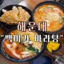 백미가 마라탕 | 부산 해운대 마라탕 "백미가 마라탕" 맛집 방문 후기 (배달 맛집, 꿔바로우랑 미센탕 후기)