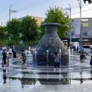 바닥분수 이미지